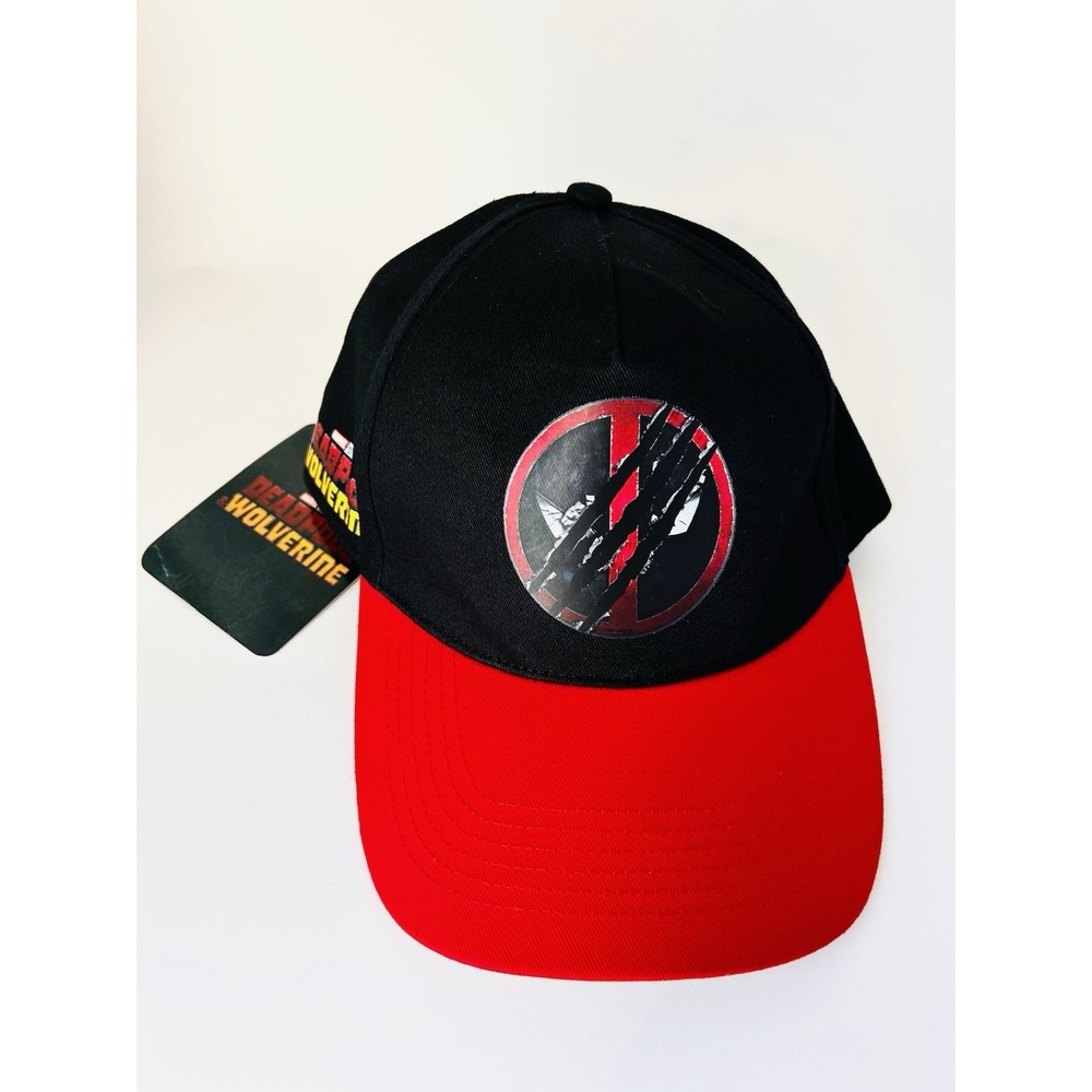Marvel Deadpool & Wolverine Movie Promo Snapback Hat Baseball Cap NEW‎ With Tags